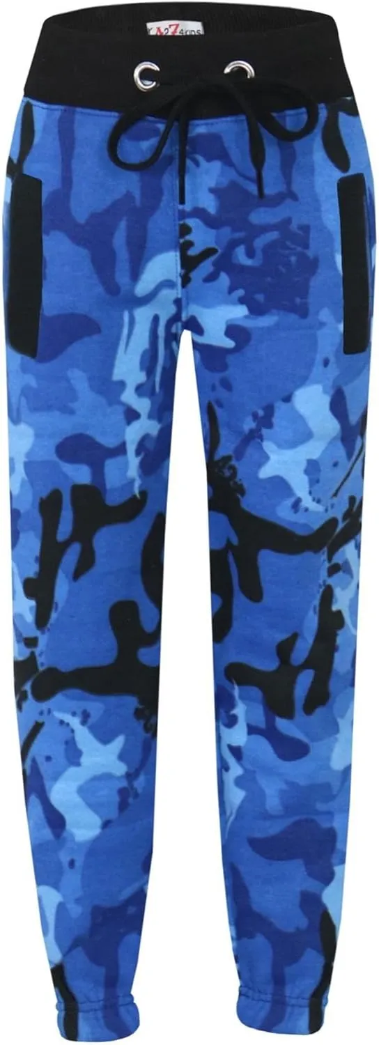 A2Z 4 Kids Unisex Plain Tracksuit Hoodie with Joggers Jogging Sweatpants Sports Activewear Set Girls Boys Age 2-13 years