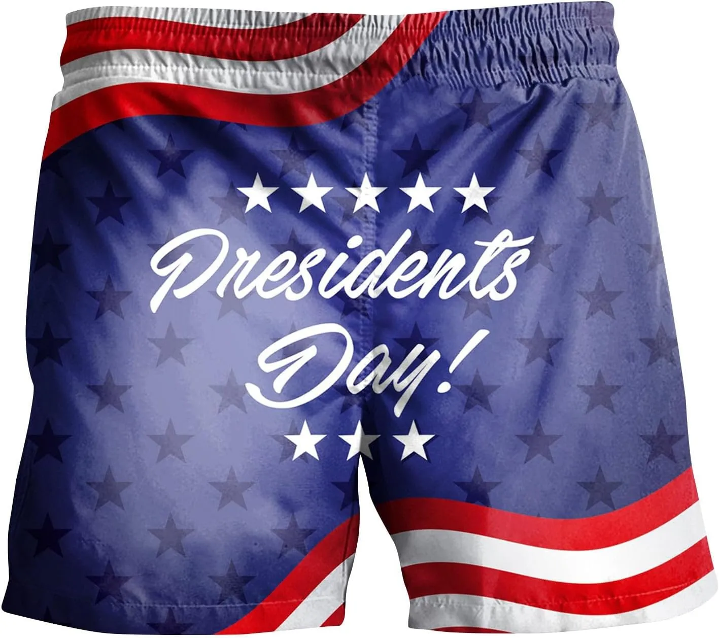 American Flag Swim Trunks Men Hawaii Breathable Star Striped Swim Trunks Dissolving Beach Swimsuit Surf Swimwear