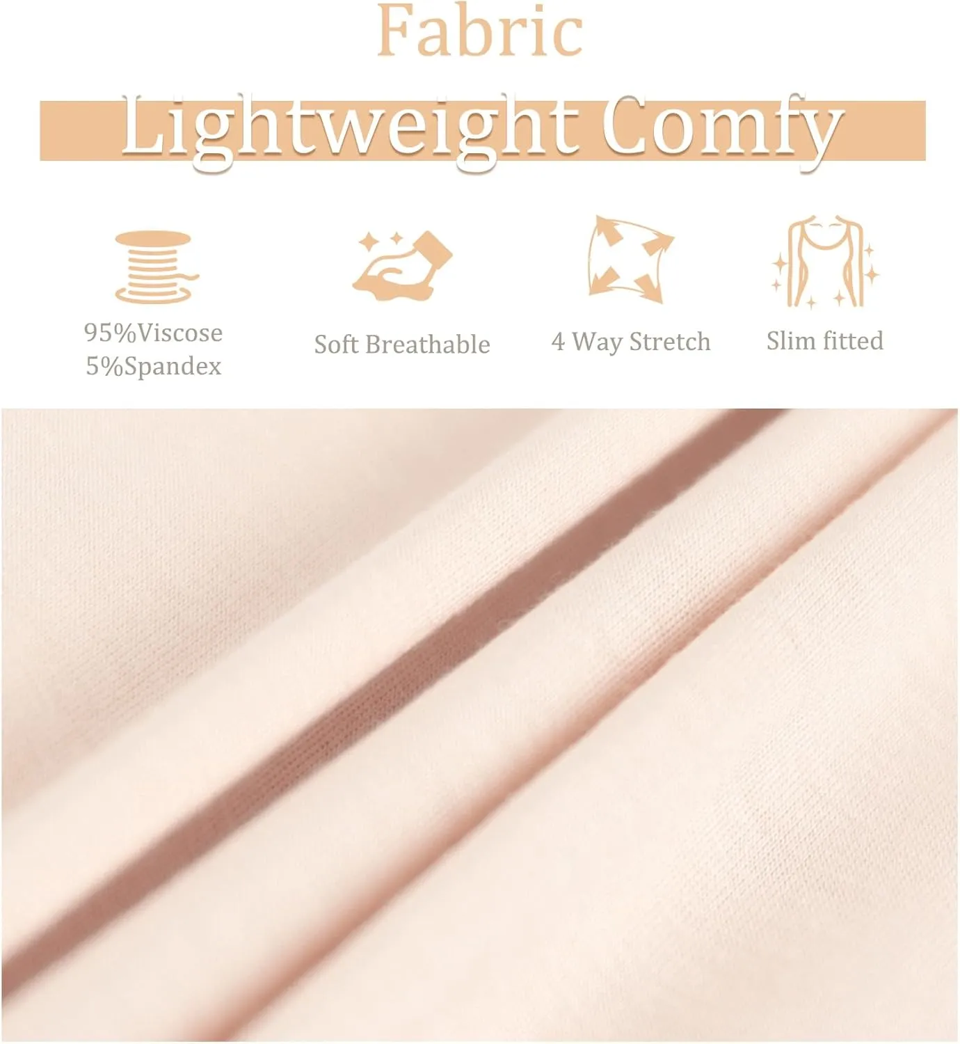 ANYFITTING Built in Bra Tank Tops for Women Sleeveless High Neck Fitted Shirts Summer Spring Basic Undershirts