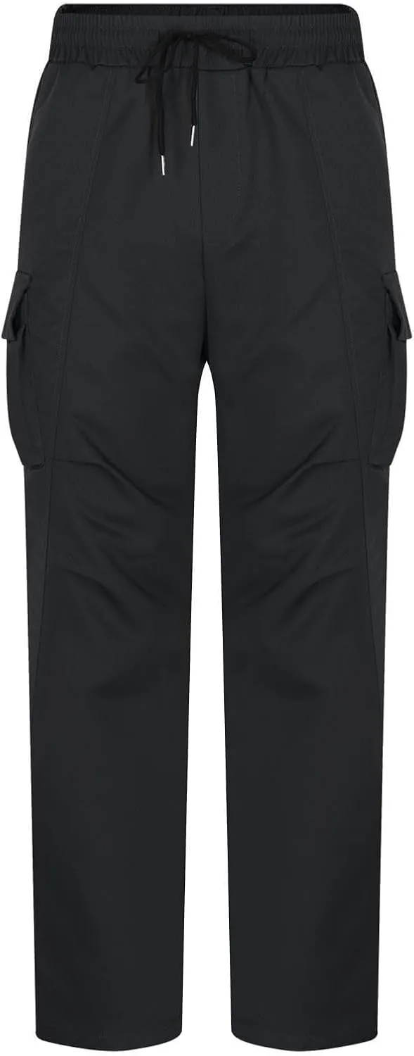 Cargo Pants Men Fleece Lined Pants Thermal Men Pants Casual Dress Man Causal Pants Mens Chinos Pants Regular Fit