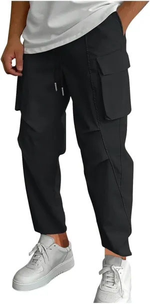 Cargo Pants Men Fleece Lined Pants Thermal Men Pants Casual Dress Man Causal Pants Mens Chinos Pants Regular Fit