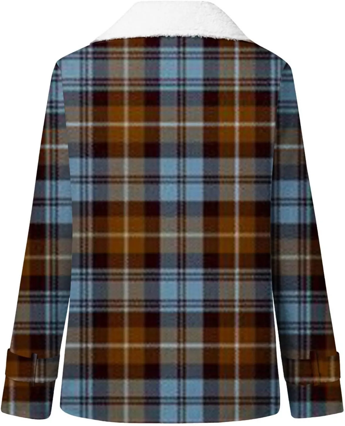 Ceboyel Women's Western Aztec Print Winter Coats Sherpa Lined Lapel Casual Jacket Fleece Cardigan Trendy 2023 Outwear Outfits
