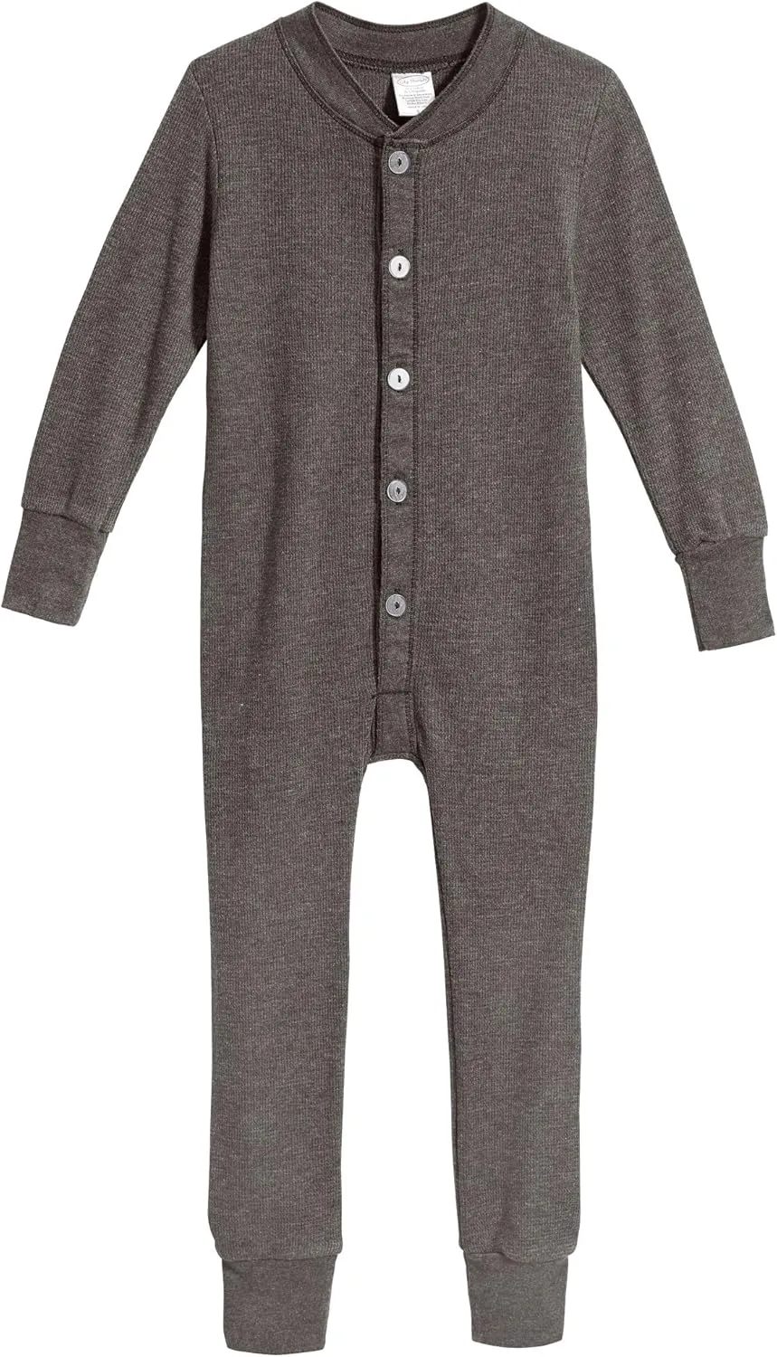 City Threads Boys' and Girls' Union Suit Thermal Underwear Long John Made in USA