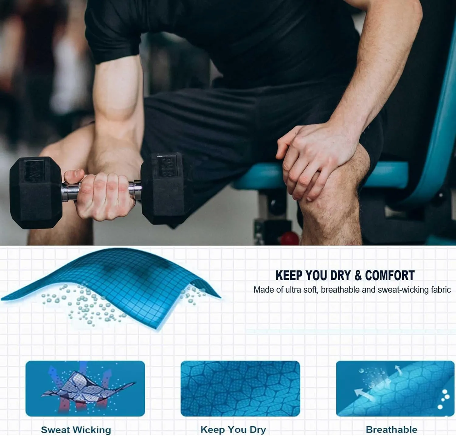 Compression Shorts Men with Pocket Sports Workout Athletic Running Underwear Cool Dry Baselayer Spandex Shorts