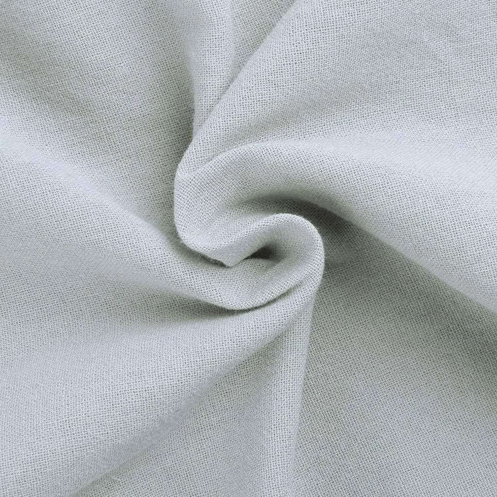 Cotton Linen Pants for Women Lightweight High Waisted Pants Tie Knot Wide Leg Pants Summer Lounge Pants with Pockets