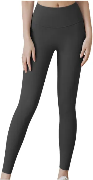 DASAYO Yoga Pants for Women High Waist Tummy Control Seamless Workout Leggings Comfy Soft Activewear Stretchy Exercise Pants