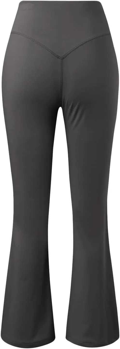 Dress Pants for Women High Waisted Bootcut Pants Pull On Casual Yoga Pants Elastic Waist Pants Business Work Slacks