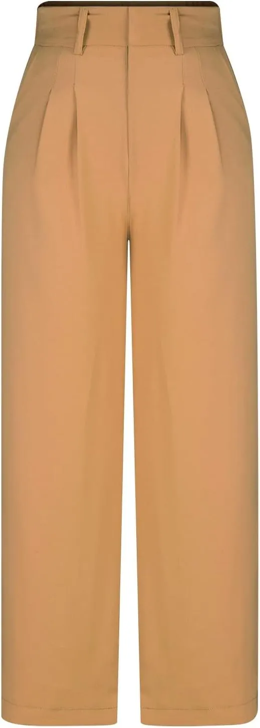 Dress Pants Women Business Casual Office Work Pants Premium Stretch Yoga Pants Straight Leg Bootcut Slacks Pants