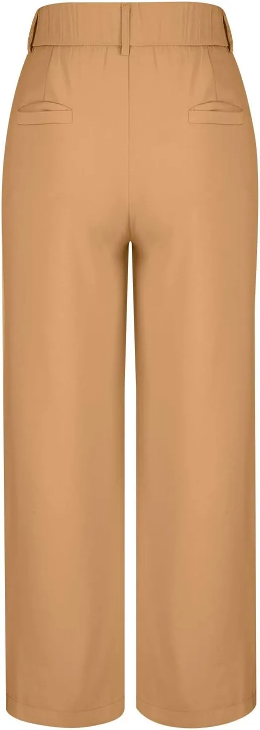 Dress Pants Women Business Casual Office Work Pants Premium Stretch Yoga Pants Straight Leg Bootcut Slacks Pants