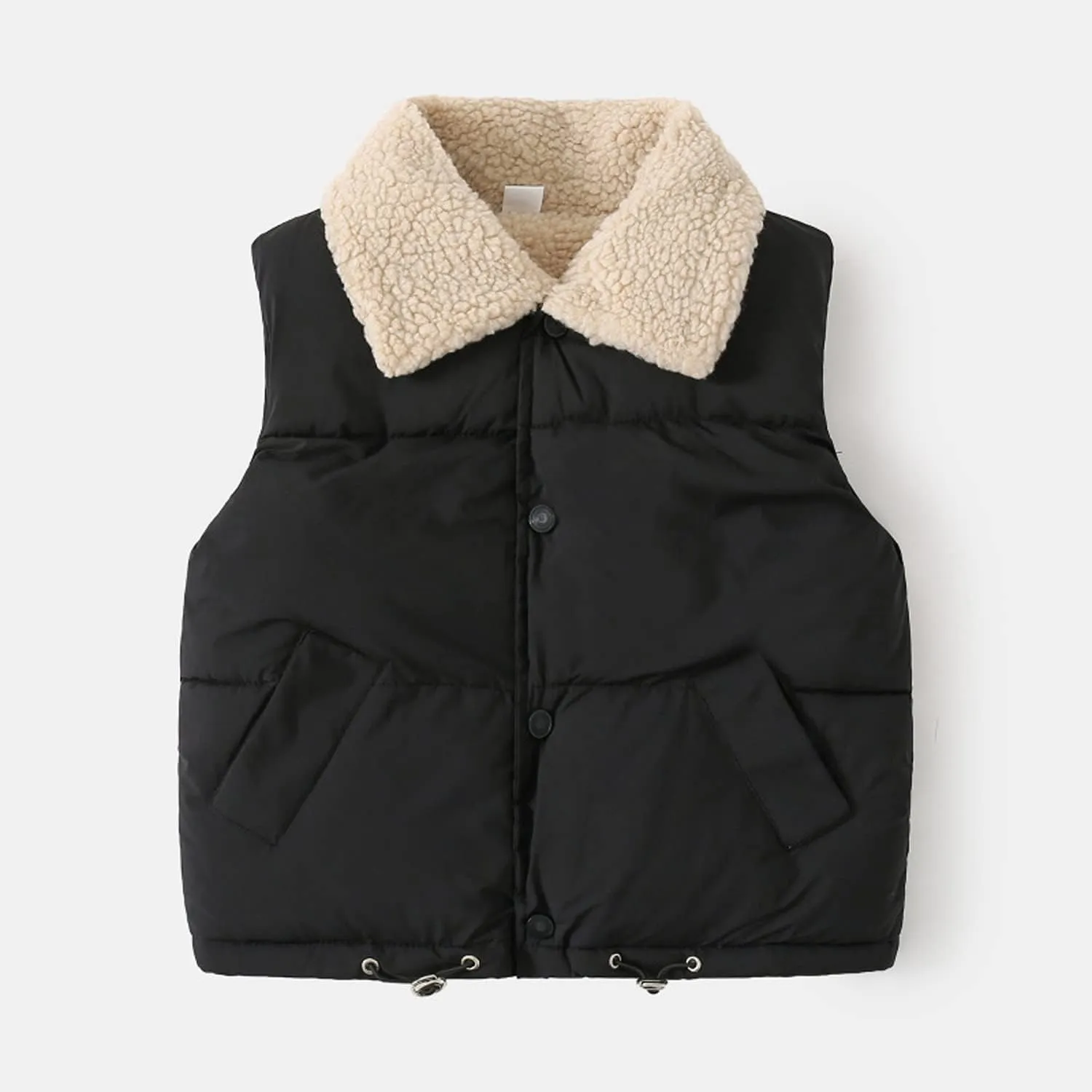 EISHOW Baby Boys Girls Fleece Vest Waistcoat Down Jacket Winter Fuzzy Thick Cotton-Padded Puffer Jacket Sleeveless Coat