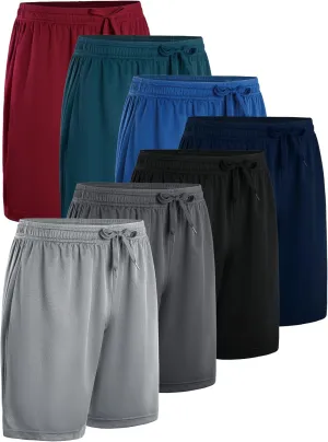 Gary Com Men's Athletic Running Shorts Quick Dry Workout Activewear Shorts with Deep Pockets and Elastic Waistband