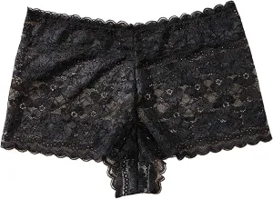 High Waist Lace Panties for Women Sexy Boyshorts Underwear Comfy Lightweight Boxer Briefs Plus Size Breathable Panty
