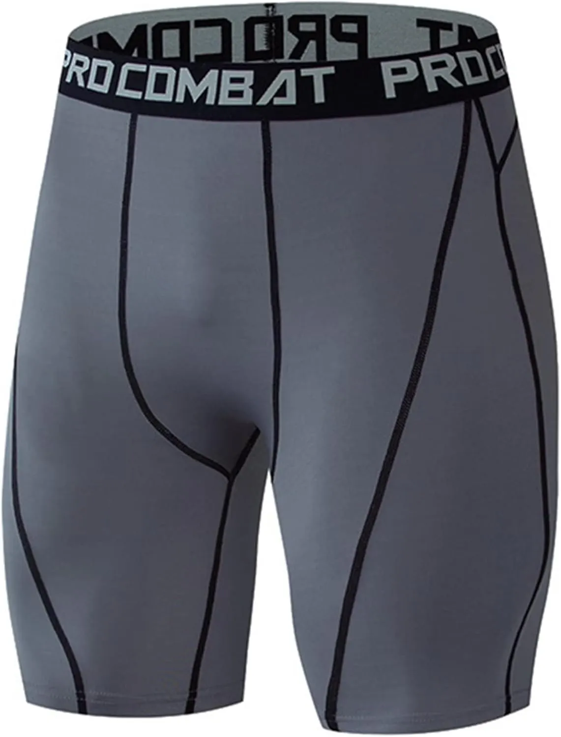 HNVAVQ Men's Compression Shorts Cool Dry Sports Tights Base Layer Underwear Running Shorts 3 Pack