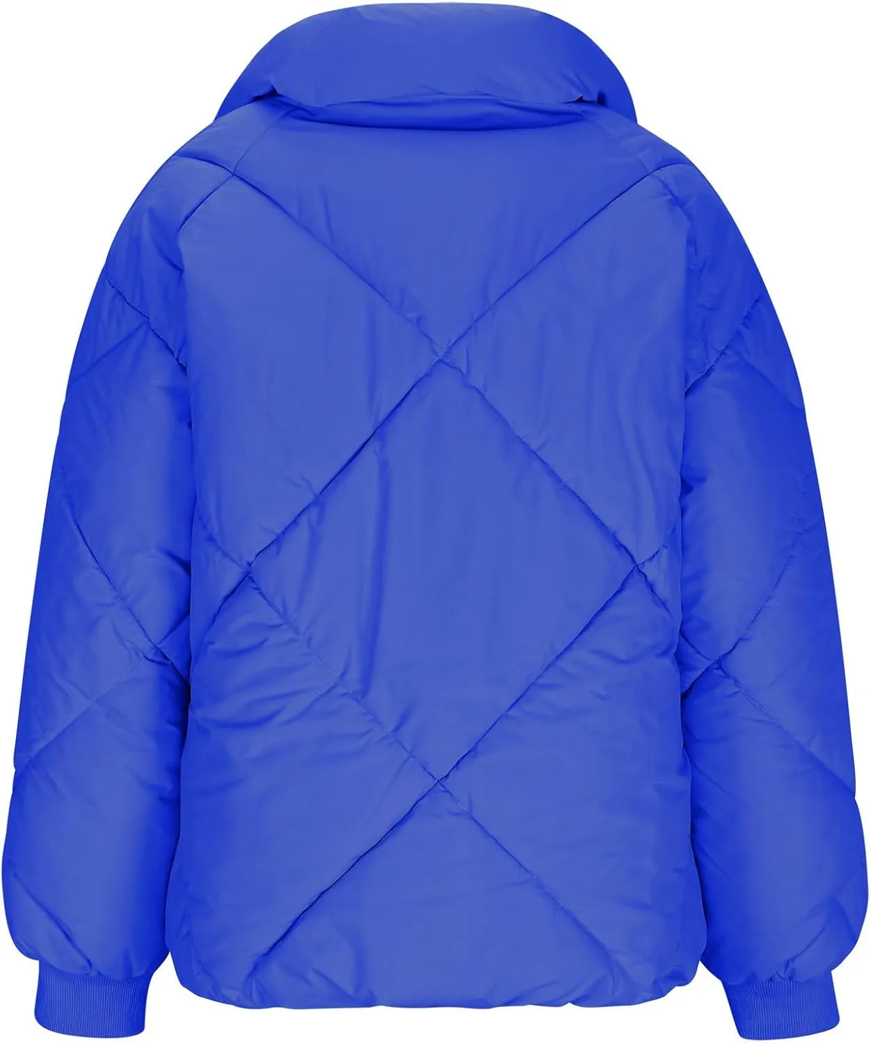 Hoodies for Women Fleece Lined Full Zip Puffer Jacket Lightweight Winter Coats Plus Size Versatile Going Out Parka