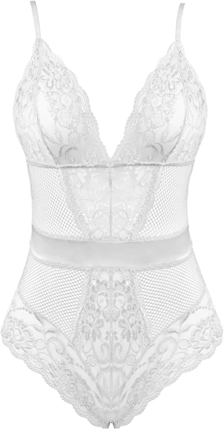 Joyaria Lace Teddy Lingerie for Women