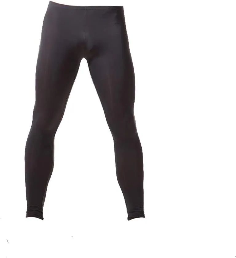 K-Men Men Ice Silk Underwear Low Rise Slim Legging Tight Pant Mesh Long Trousers