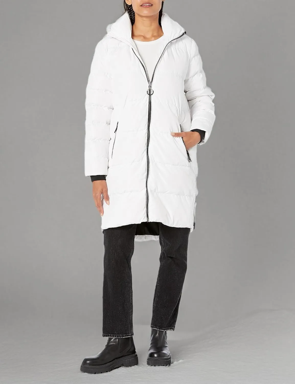 Karl Lagerfeld Paris Women's Full Length Puffer Jacket