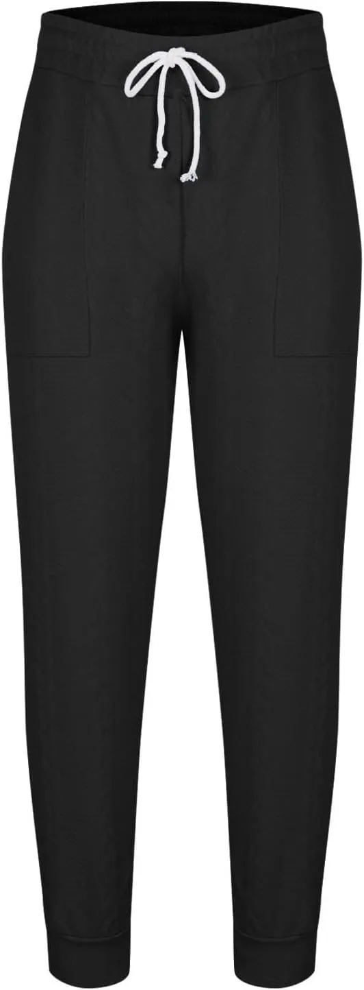 Loose Elastic Waist Sweatpants Men Casual Fashion Pants Athletic Comfy Pants Fall Solid Color Pants Travel Pants