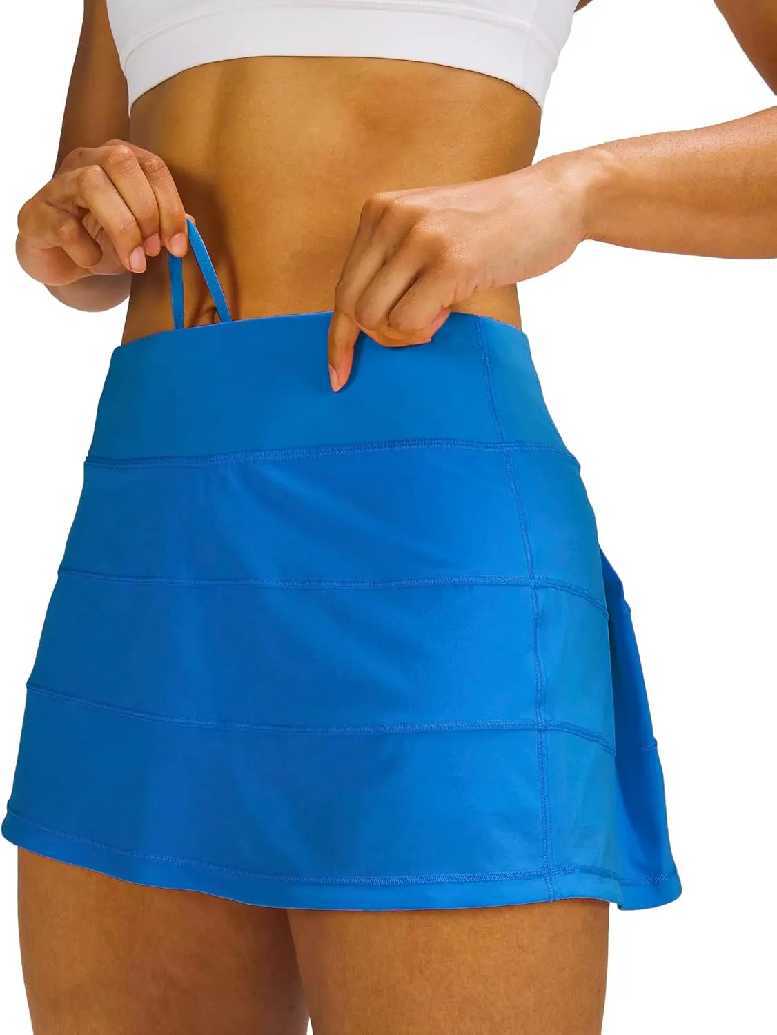 MEIVSO Women's Pleated Workout Tennis Skirts with Pockets Activewear Sports Skort Built-in Shorts