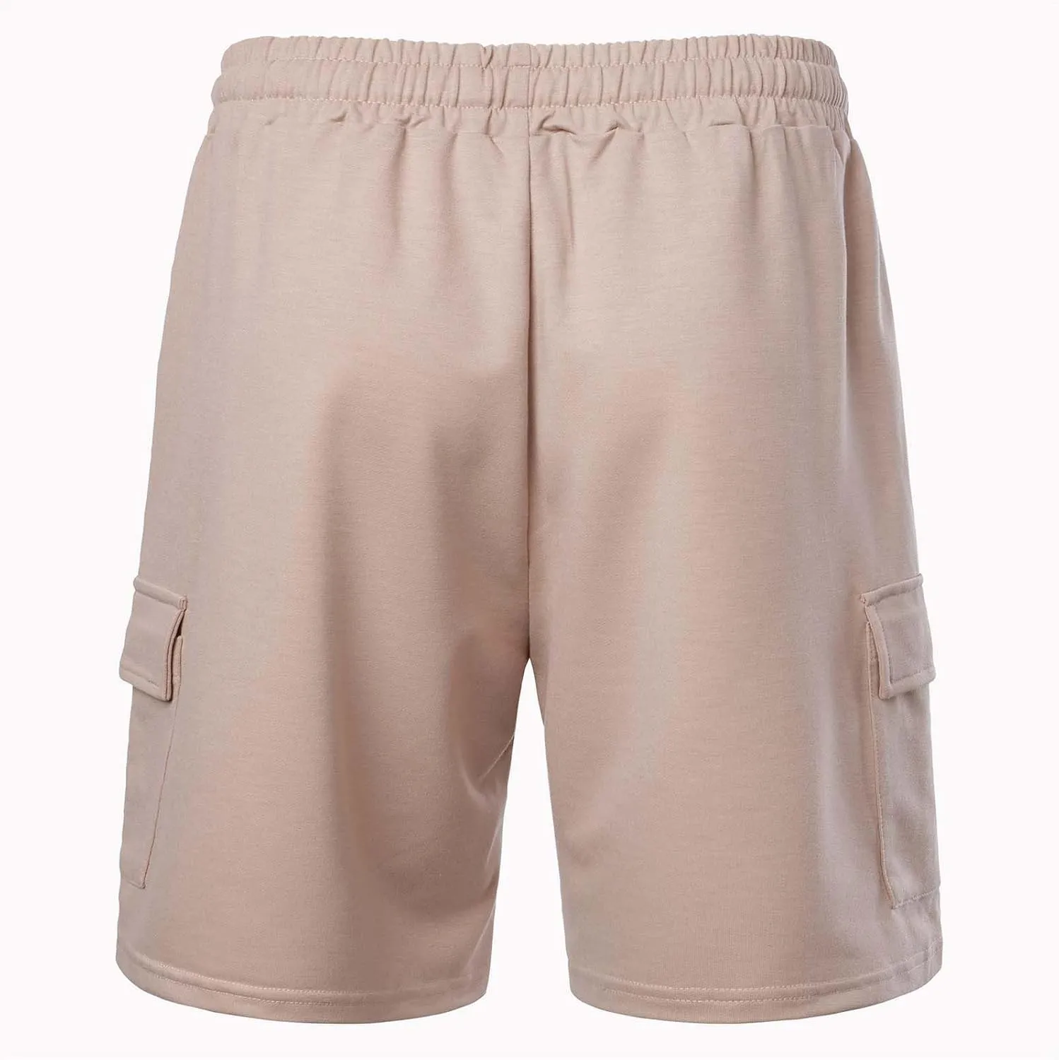 Men Elastic Waist Athletic Shorts with Drawstring Sports Gym Running Pants Quick Dry Workout Summer Activewear