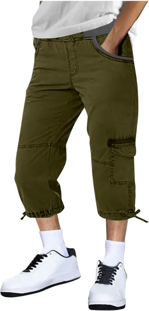 Men Hiking Pants Tactical Cargo Pants Mens Lightweight Work Pants Travel Pants for Men with Multi Pockets