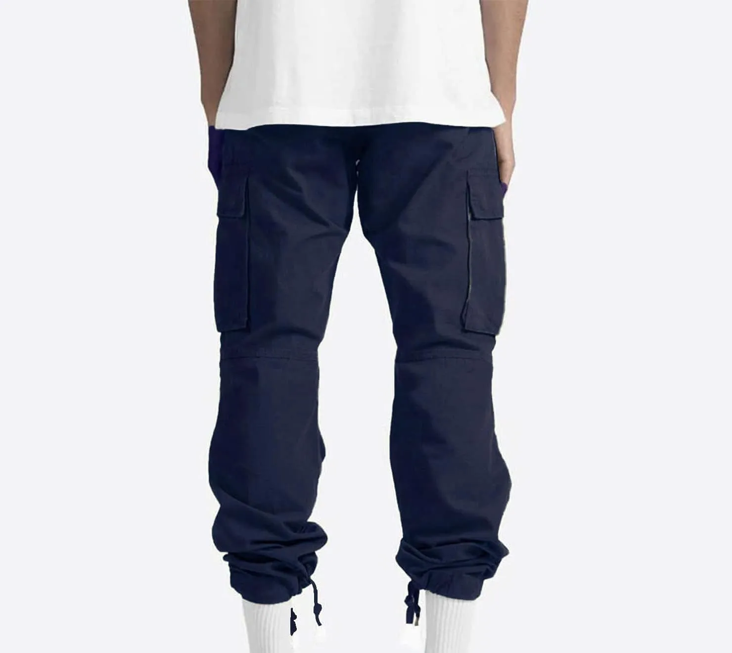 Men Outdoor Cargo Pant Lightweight Tactical Pant Hiking Jogger Multi Pockets Athletic Pants Running Workout Pants