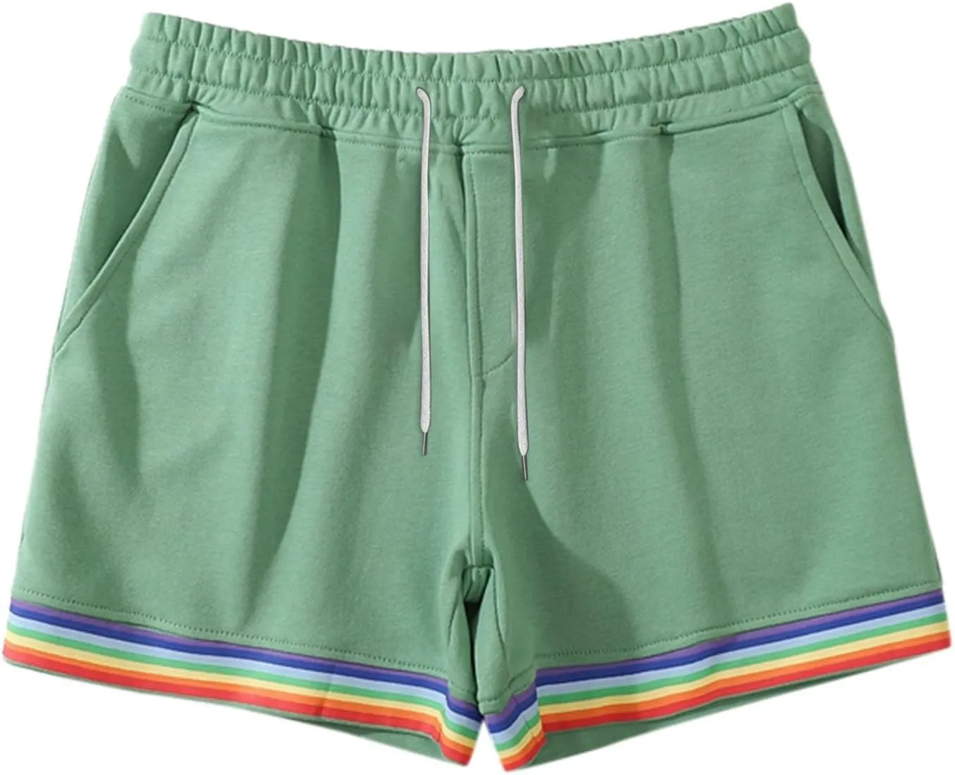 Men's Athletic Shorts Quick Dry Loose-Fit Lightweight Activewear Drawstring Running Workout Gym Shorts with Pockets