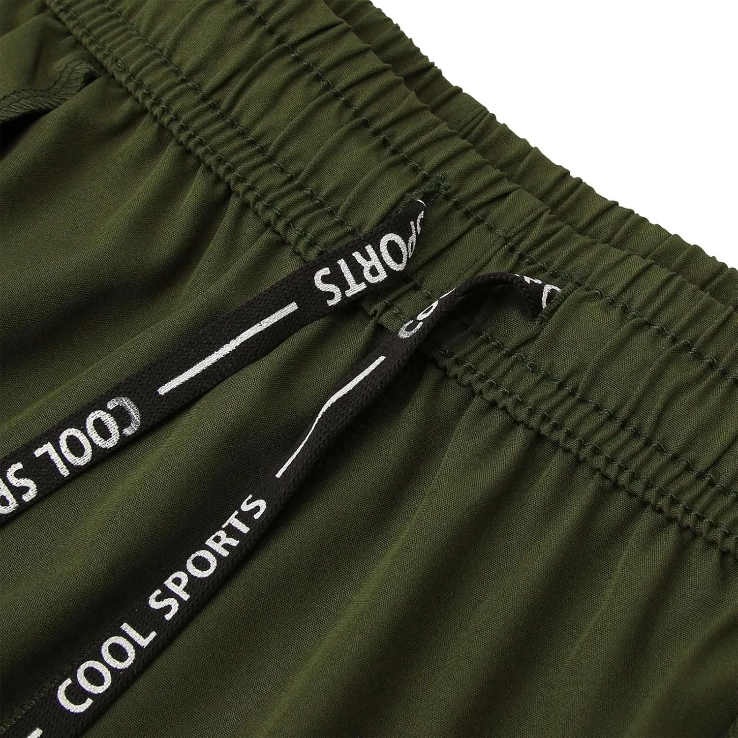 Men's Athletic Shorts Quick Dry Loose Lightweight Solid Activewear Drawstring Running Workout Gym Shorts with Pockets