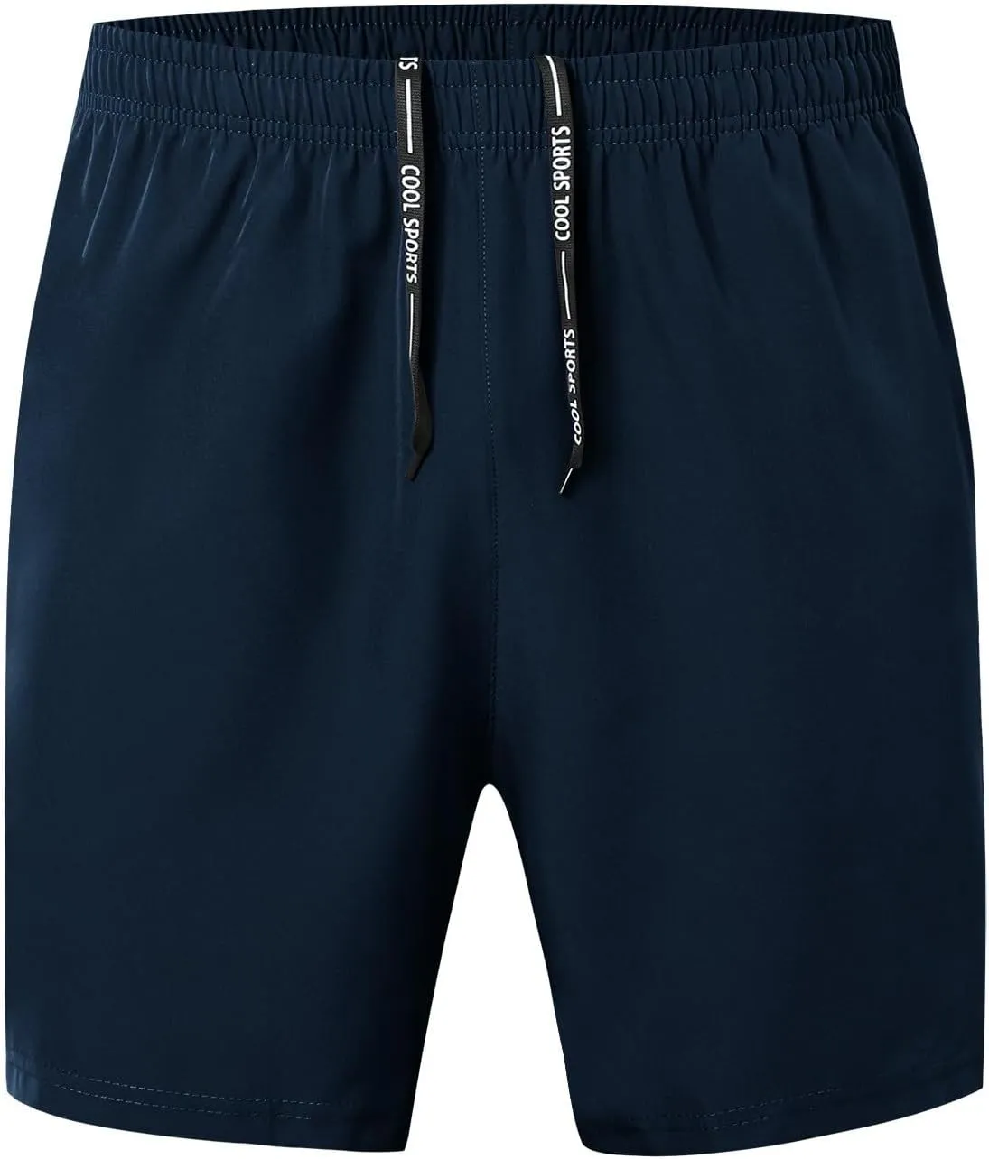 Men's Athletic Shorts Quick Dry Loose Lightweight Solid Activewear Drawstring Running Workout Gym Shorts with Pockets