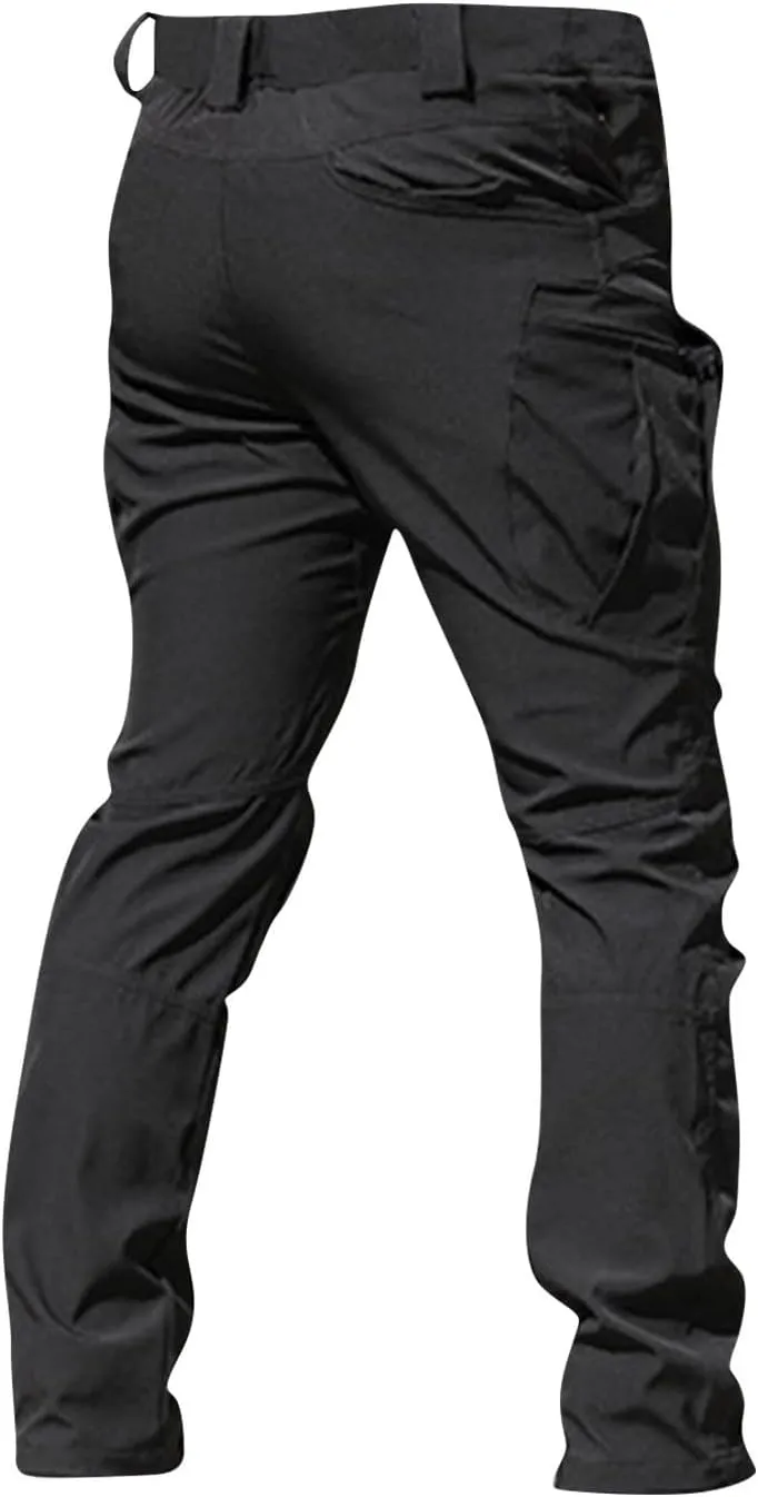 Mens Cargo Pants Baggy Ripstop Pants Multi Pockets Outdoor Work Hiking Pants Match Mens Wild Cargo Pants