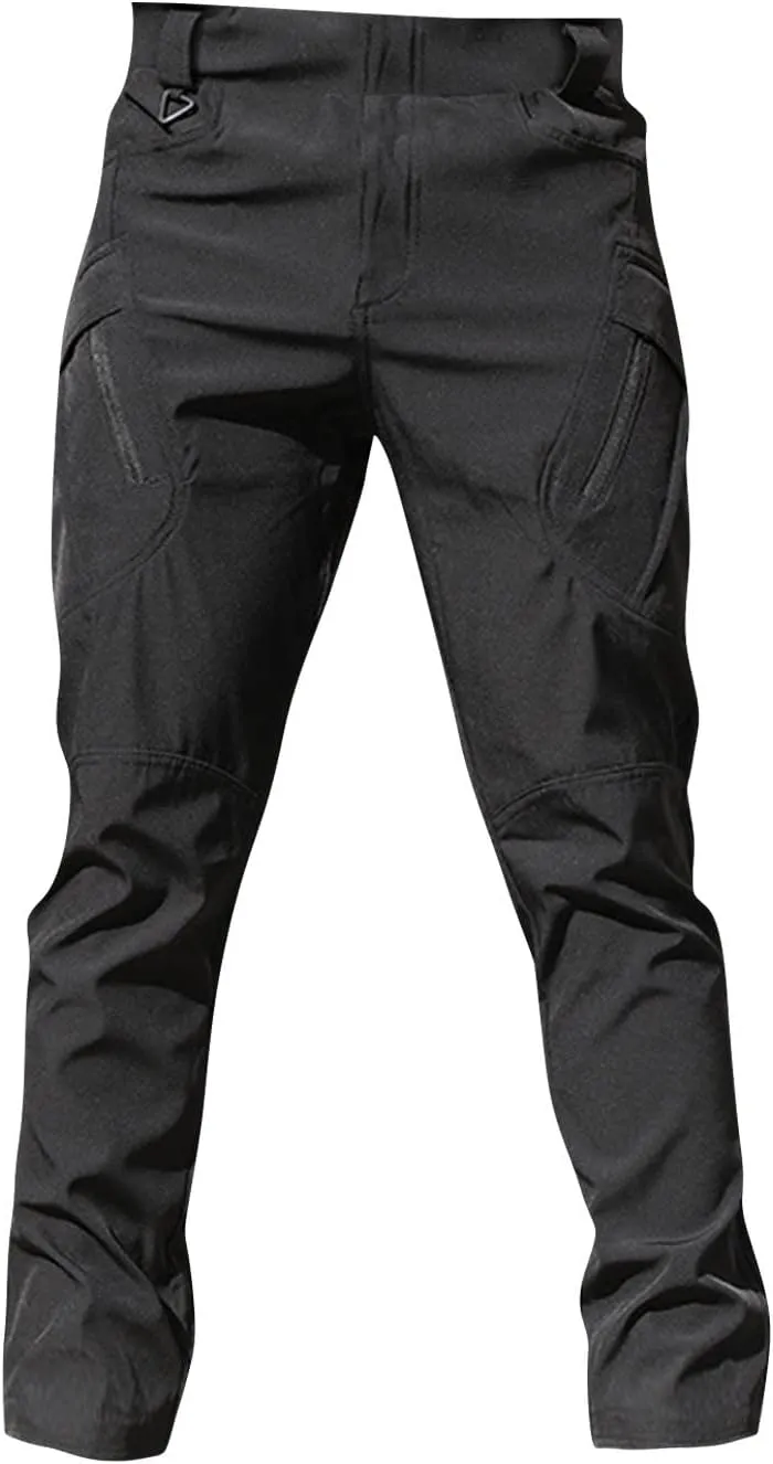Mens Cargo Pants Baggy Ripstop Pants Multi Pockets Outdoor Work Hiking Pants Match Mens Wild Cargo Pants