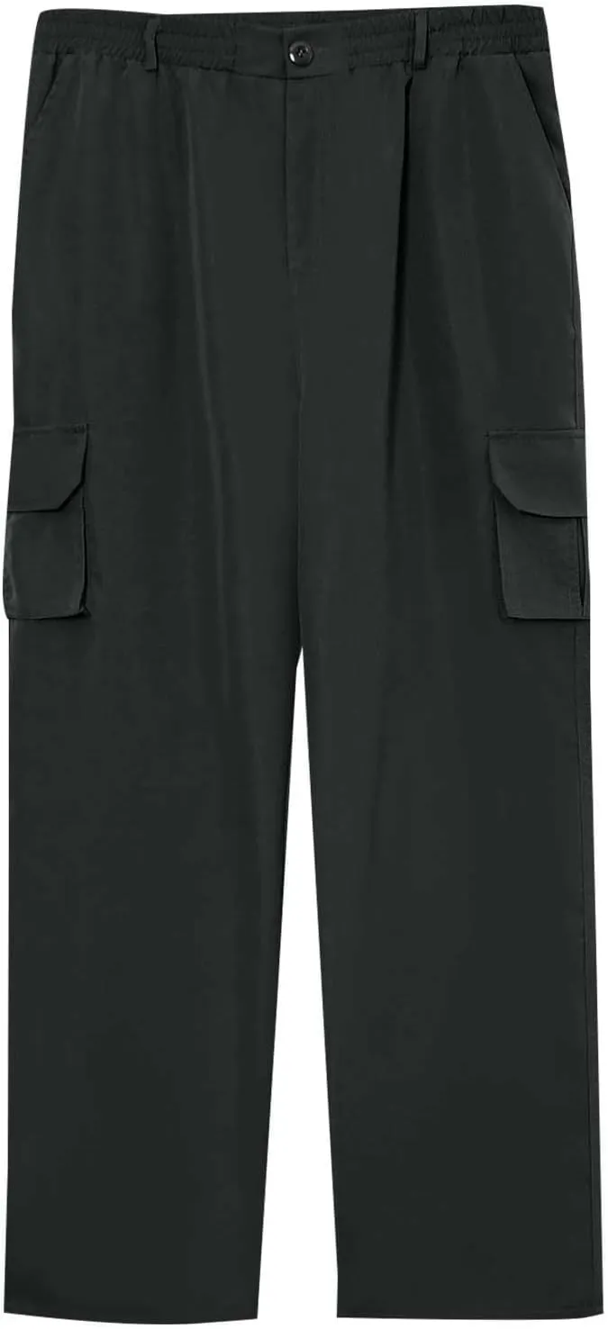 Mens Cargo Pants Relaxed Fit Hiking Work Pants Ripstop Lightweight Flex Tactical Pants with Pockets Chino Pants