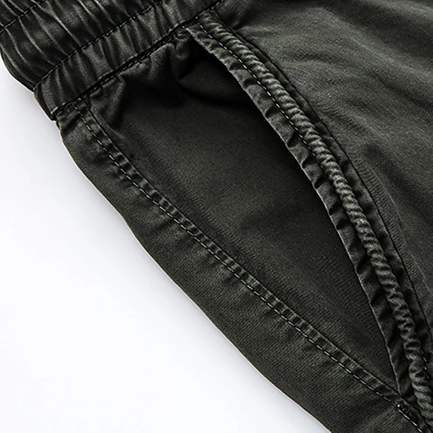 Mens Cargo Pants Slim Fit Hiking Pants Men Casual Lightweight Joggers Work Pants Multi-Pocket Military Pants
