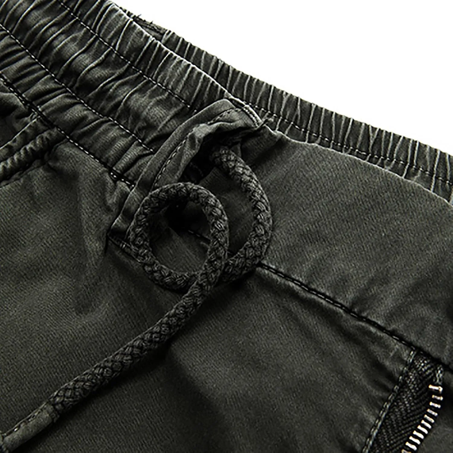 Mens Cargo Pants Slim Fit Hiking Pants Men Casual Lightweight Joggers Work Pants Multi-Pocket Military Pants