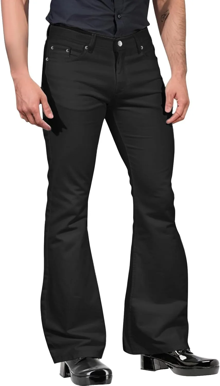 Mens Casual Cargo Pants Cotton Classic Chino Cargo Stretch Pants Joggers Hiking Pants Outdoor Work Military Pants