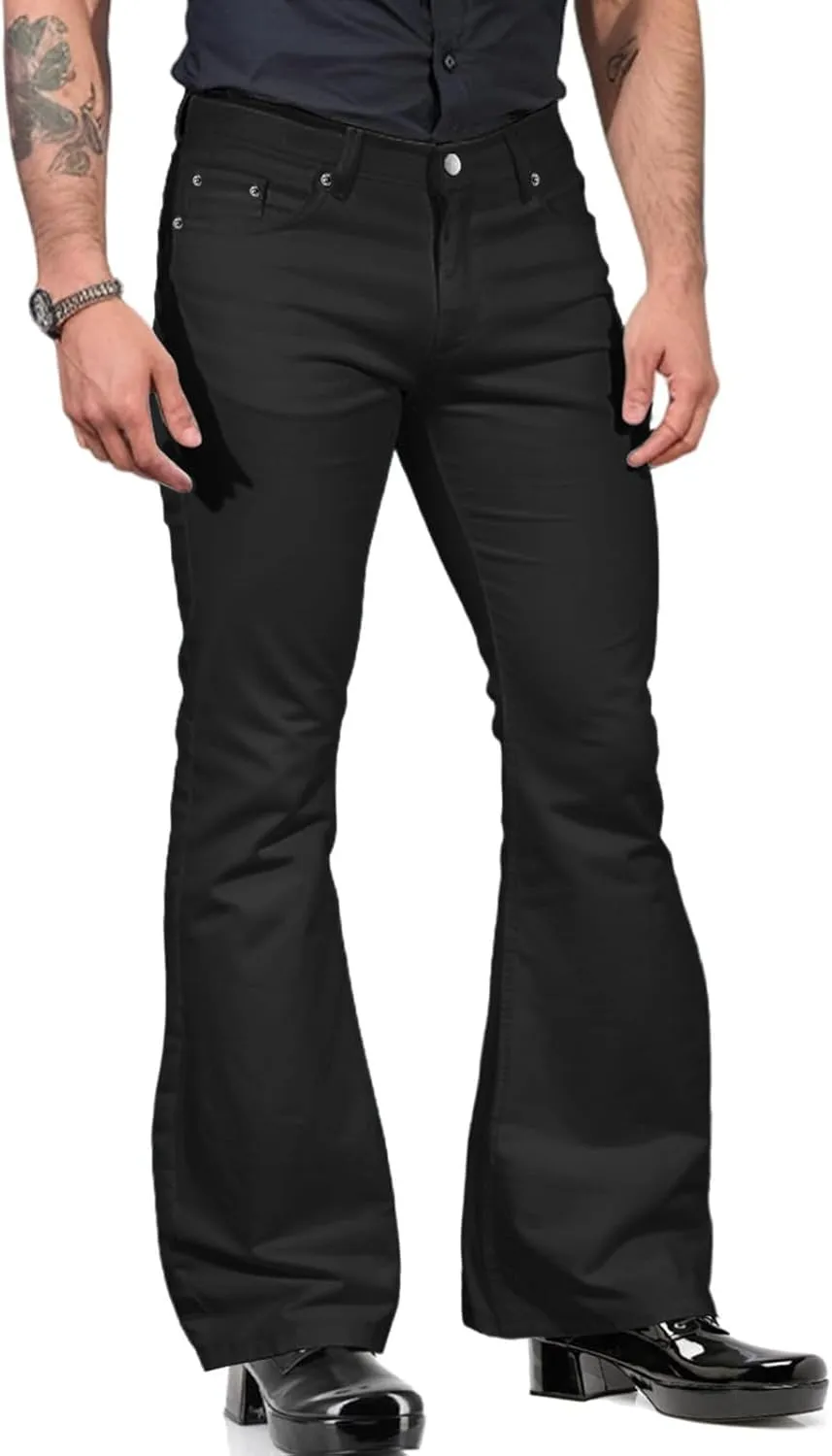 Mens Casual Cargo Pants Cotton Classic Chino Cargo Stretch Pants Joggers Hiking Pants Outdoor Work Military Pants