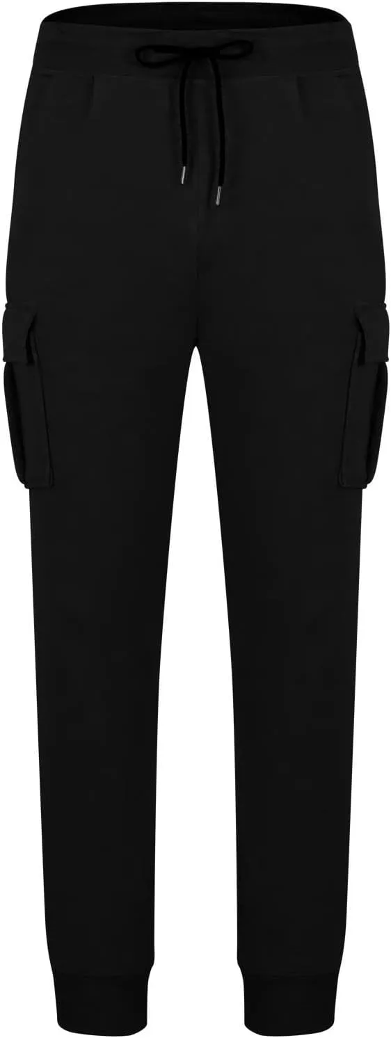 Men's Outdoor Cargo Pants Lightweight Jogger Pants Casual Fashion Pants Drawstring Work Pant Fall Belted Foot Pants