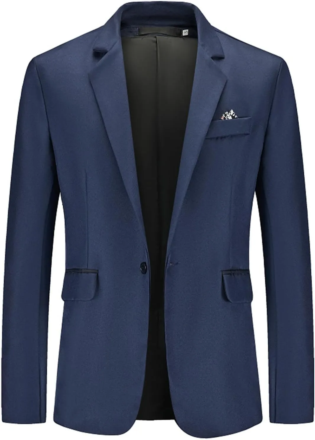 Mens Slim Fit Suit Jacket One Button Business Casual Sport Coats Solid Party Blazer Tuxedo Dress Jackets Prom Suits