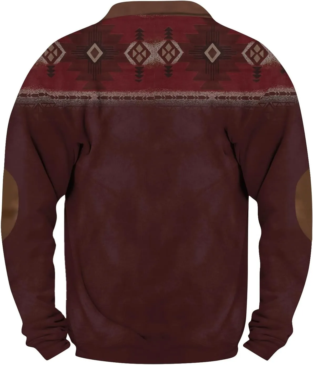 Men'S Sweater Elbow Patches Quarter Zip Sweater Vintage Waffle Polo Shirts And Fuuny St Patrick'S Day Sweatshirt