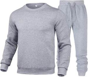 Men's Tracksuit 2 Piece Sweatsuit Set Sweatshirt Hoodie Corset Athletic Jogging Gym Activewear Sweat Track Suits