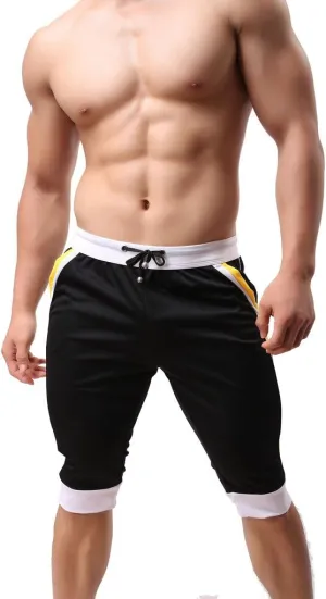 ONEFIT Men's Fashion Sports Pants Summer Thin Section Pants Capri Pants Shorts