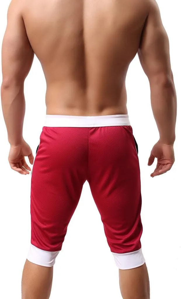 ONEFIT Men's Fashion Sports Pants Summer Thin Section Pants Capri Pants Shorts