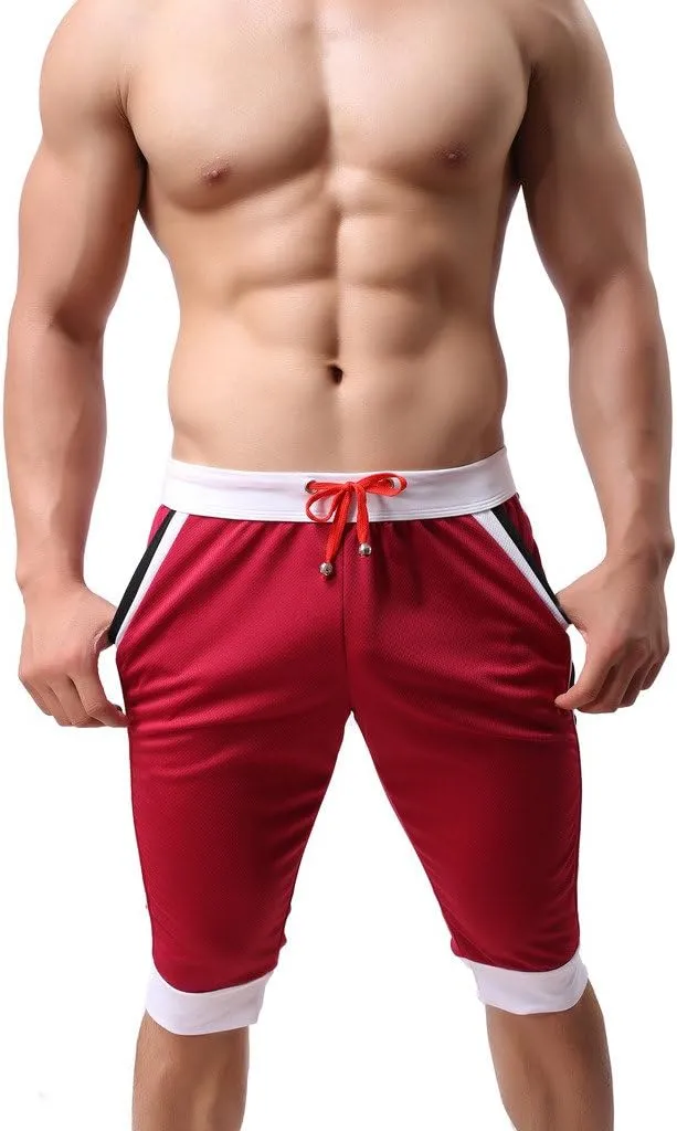 ONEFIT Men's Fashion Sports Pants Summer Thin Section Pants Capri Pants Shorts