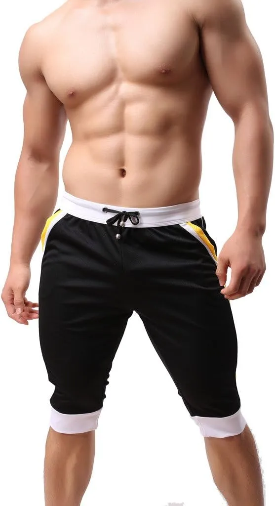 ONEFIT Men's Fashion Sports Pants Summer Thin Section Pants Capri Pants Shorts
