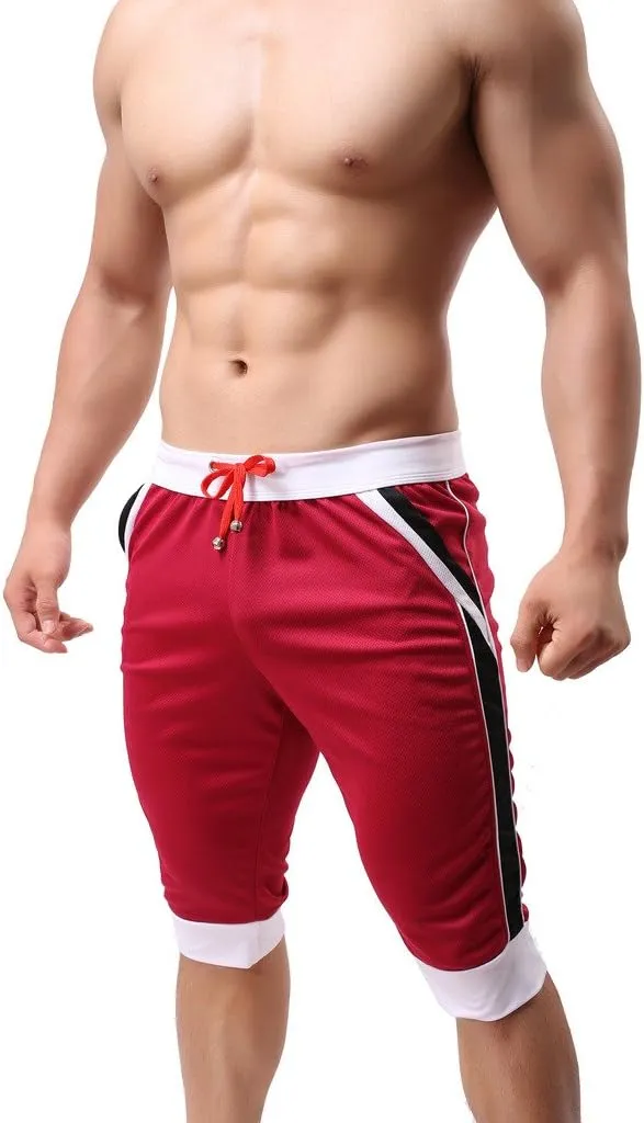 ONEFIT Men's Fashion Sports Pants Summer Thin Section Pants Capri Pants Shorts