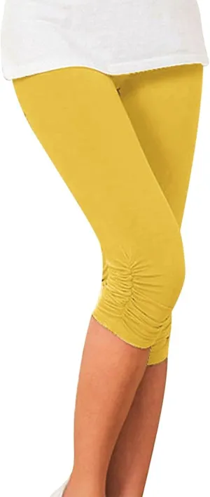 Pants for Women Summer Casual Sports Yoga Pants Tight Cropped Pants Hiking Pants Women High Waisted Leggings