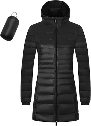 Prime 2024 Today Deals Flannel Jacket Women Womens Down Parka Jacket Plus Size Coats for Women Winter Women Puffer Coats Winter 3XL Down Jacket Size S Black-b