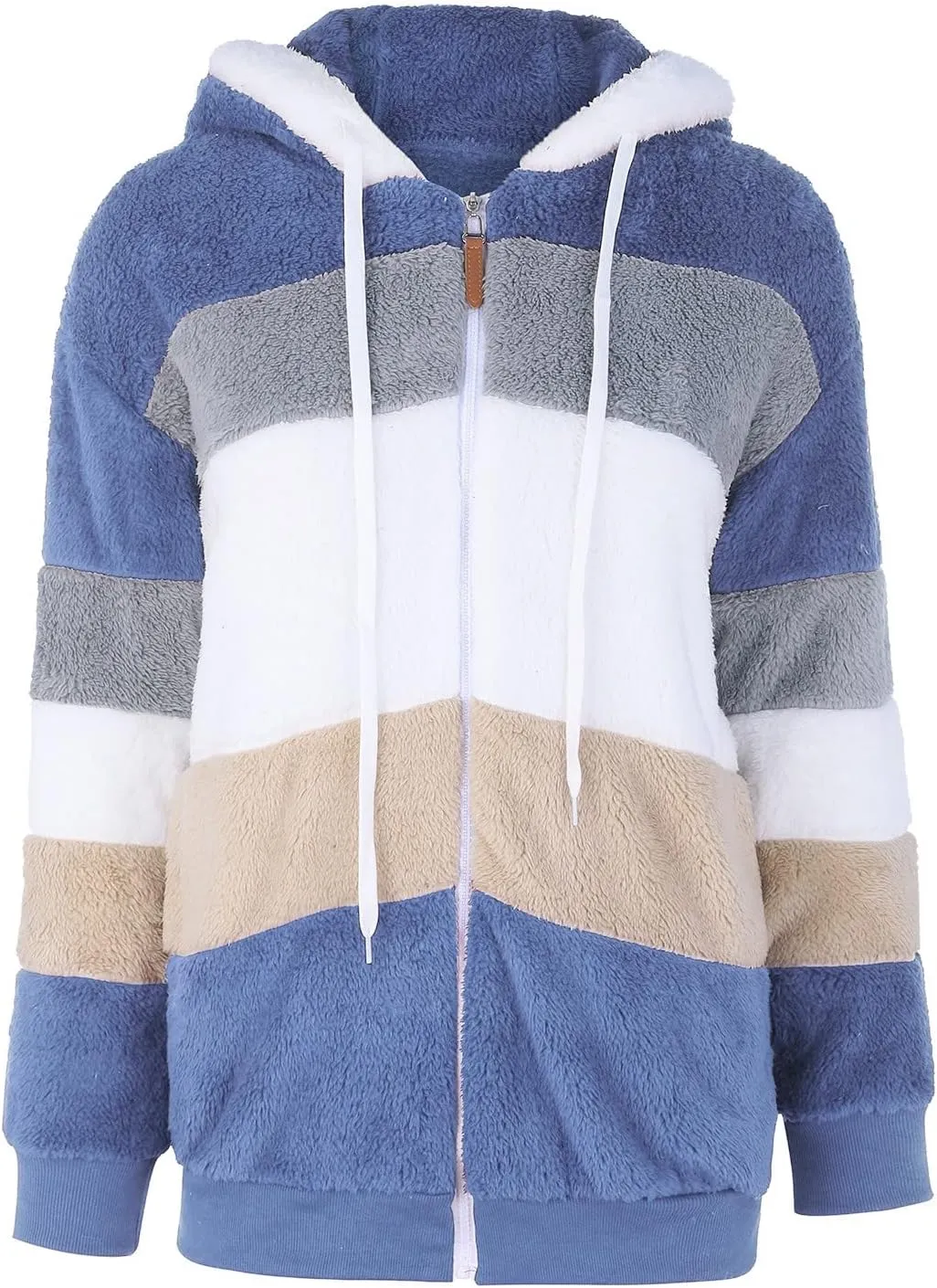 QWENTMTNTY Winter Coats for Women 2023 Sherpa Coats Lightweight Sherpa Lined Jacket No Hood Warm Winter Coats Outerwear