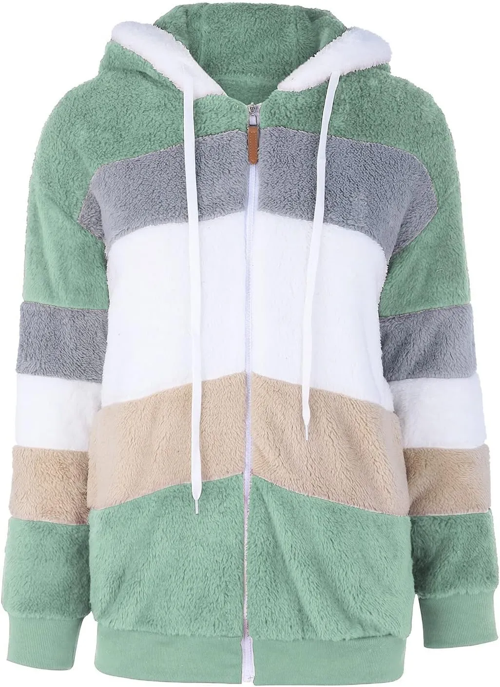 QWENTMTNTY Winter Coats for Women 2023 Sherpa Coats Lightweight Sherpa Lined Jacket No Hood Warm Winter Coats Outerwear