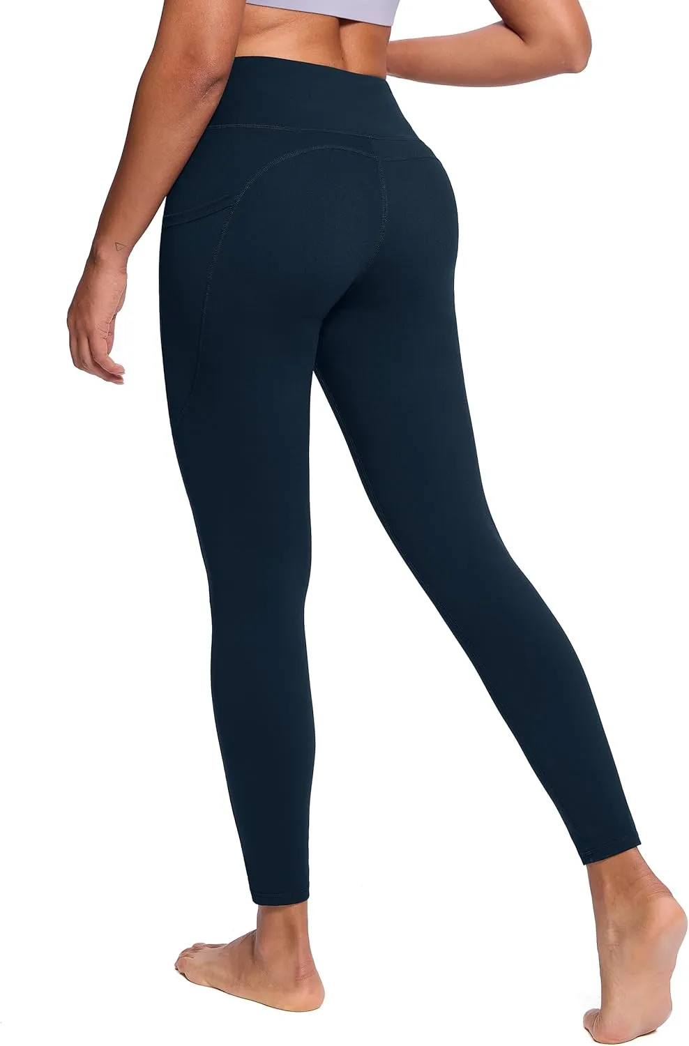 SEVEGO Tall Women's 30"/32"/34"/36" Yoga Leggings High Waist Workout Activewear Pants with Pockets